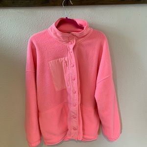 Wild Fable Neon Pink Fleece Jacket